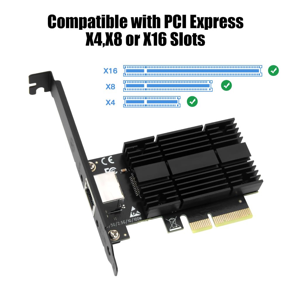 Amazon | REKONG 10G PCIe ネットワークカード Marvell AQC113 NAS