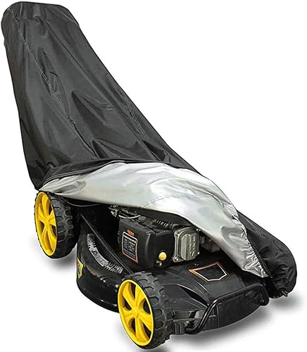Ailelan Cubierta para cortacésped, cubierta impermeable para tractor, poliéster 420D resistente, Oxford, duradera, UV, cubierta para tractor de