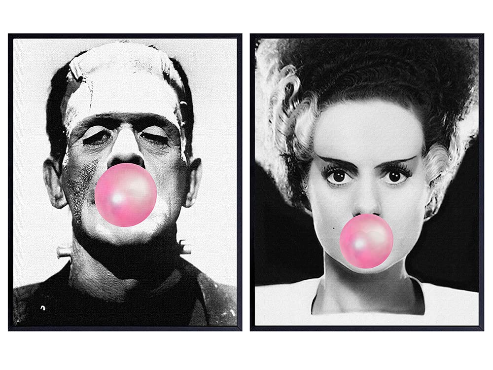 Buy Frankenstein Scary Movie Wall Art Home Theater Decor Vintage