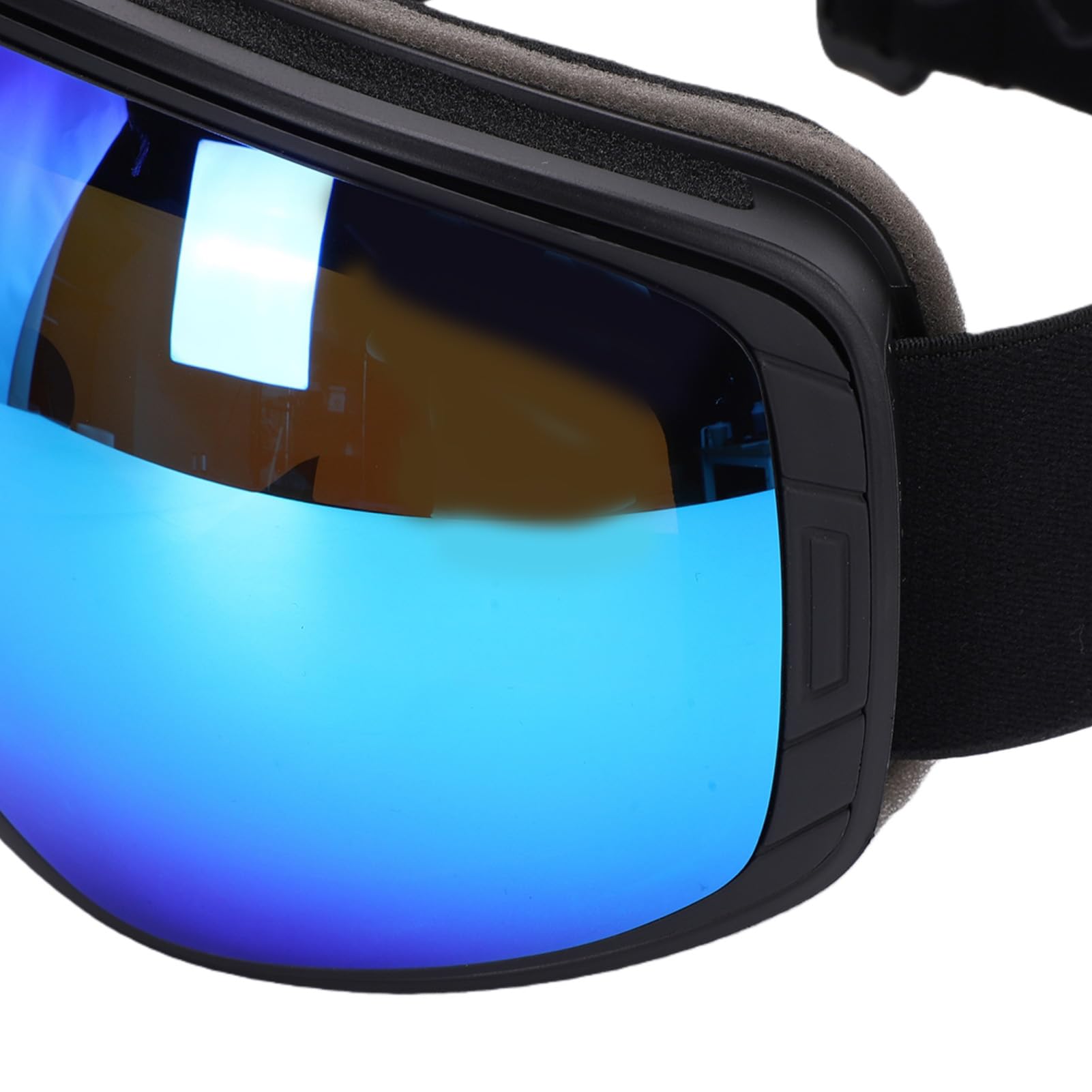 Occhiali da Sci, Antiappannamento Antigraffio Sopra gli Occhiali | Maschere da , Lenti Rivestite in PC, Flusso D'aria Ventilato, Snowboard, Motoslitta, Cinturino in Silicone, Compatibile con