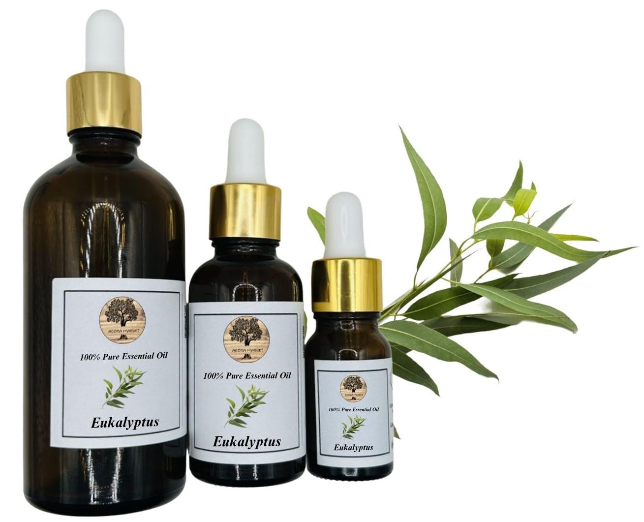 100% Puro Olio Essenziale di Eucalipto 10ml - 1000ml Qualità Premium (500 ml)