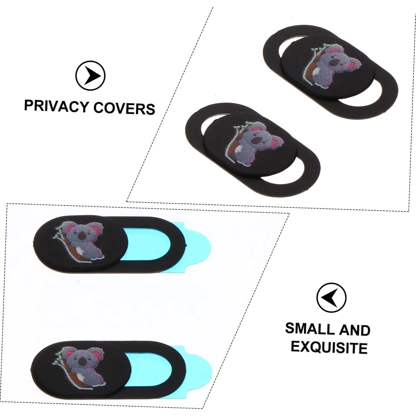 DOITOOL 3piezas Cobertura De Privacidad para Webcam De Cubierta De Seguridad y Privacidad De Ordenador y Tablet