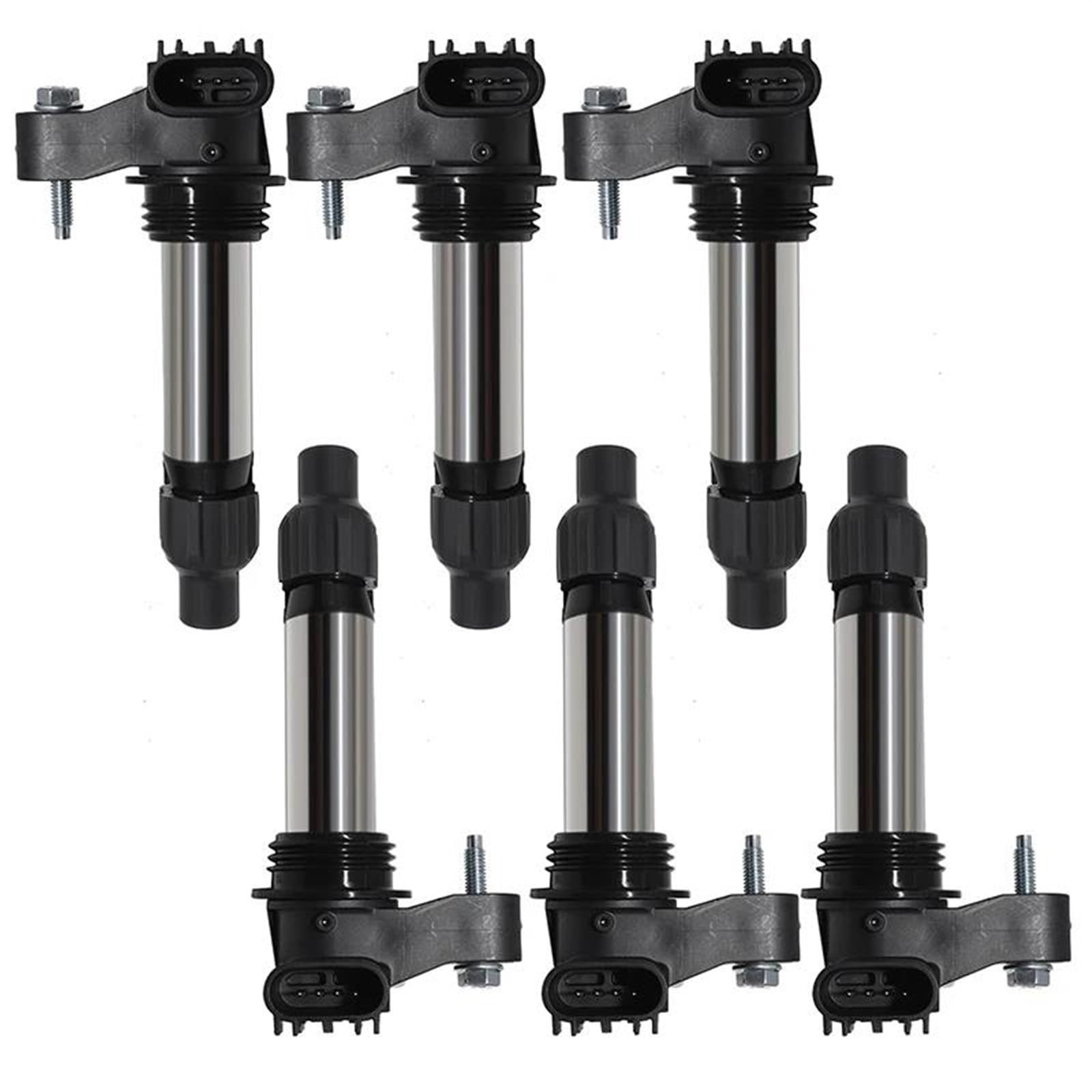 Sistemas de Calentamiento de Encendido, 6 Piezas, 12632479, bobinas de Encendido de 4 Pines, para Cadillac, para ATS, para CTS, para SRX, para STS, 1208087, 1208090, 4811587, 3340078J02.