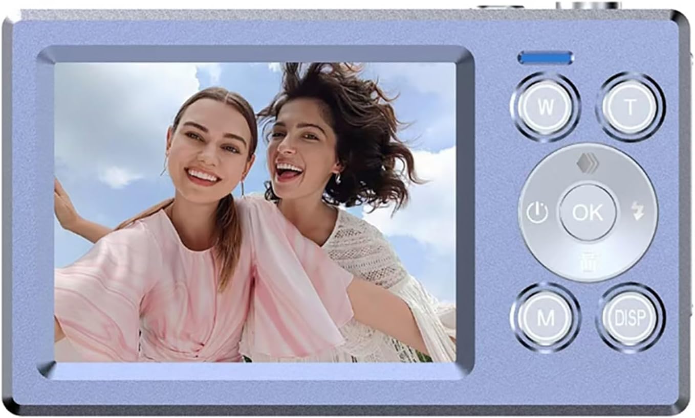 ヴィンテージ 2.8 + 1.4 インチカメラ 16 倍光学ズーム 4 K ドキュメントロングバッテリーキャンパス旅行ギフト用ダブル