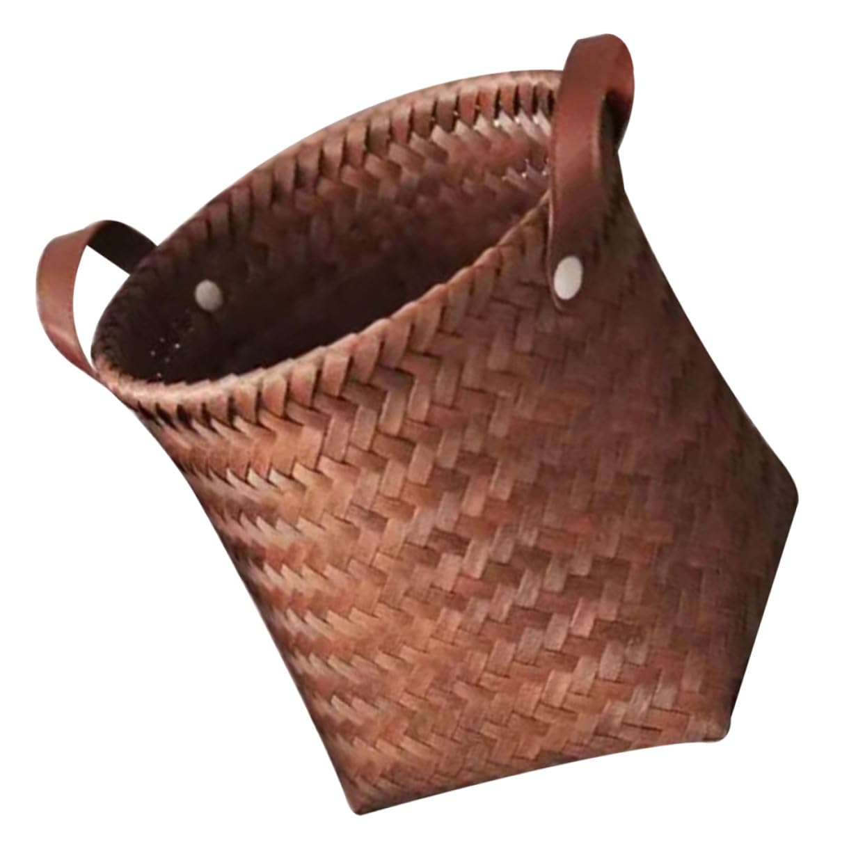 Cesta de almacenamiento imitación ratán multifuncional para ropa sucia y juguetes de hogar