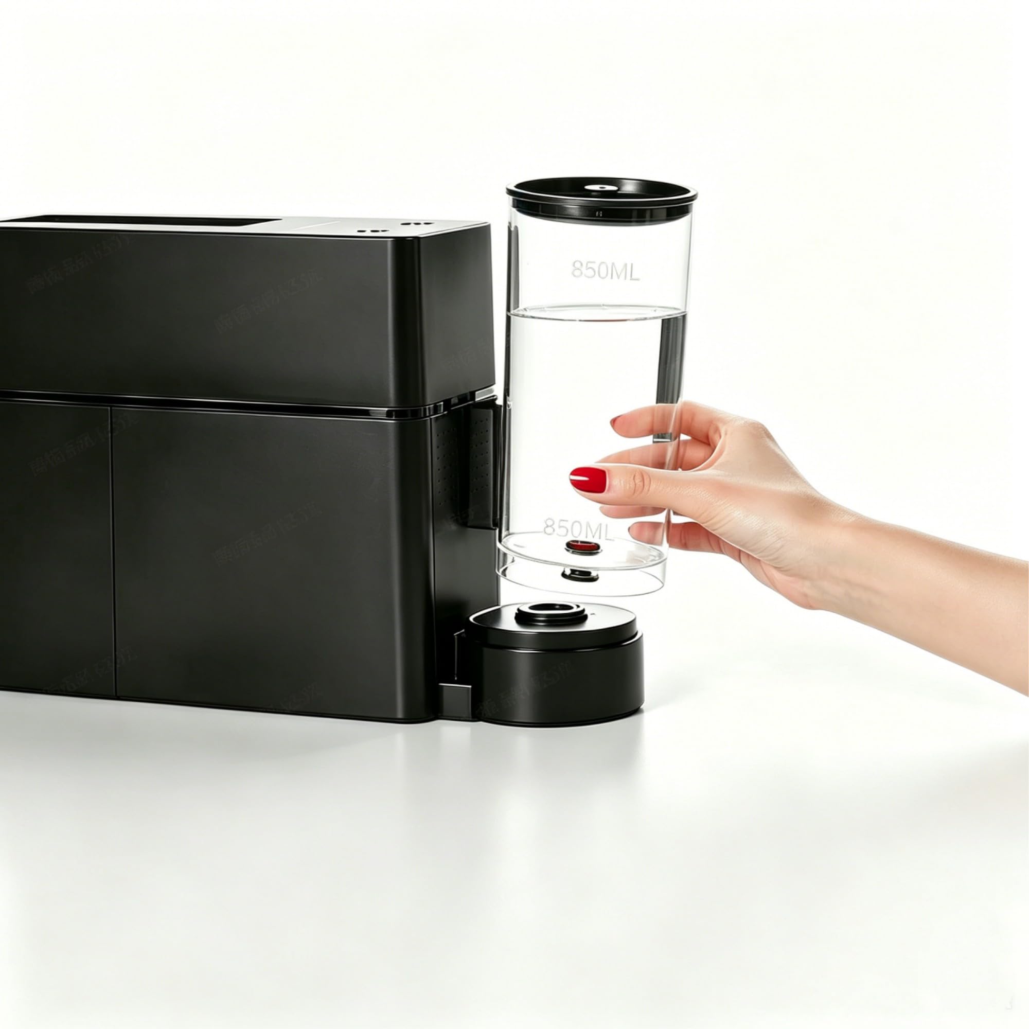 Machine à Café Capsules Pro 19 Bars, Cafetière Espresso Compacte, Température Personnalisée, Premier Café Toujours Chaud, Idéal Bureau et Commerce, Pré-infusion pour Arôme Intense, Noir