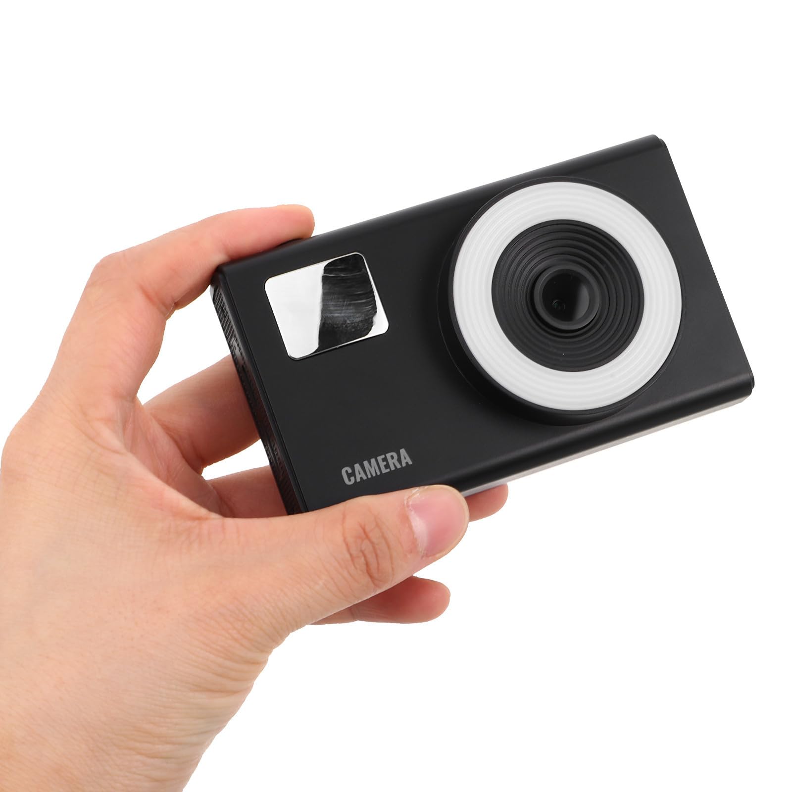 GALPADA Fotocamera Digitale Compatta 16x, Fotocamera Tascabile Ccd in Abs, 1080p, 44 Milioni, Schermo 2,4", Batteria 600mah, Nera, per Principianti, Eventi Familiari e Scolastici