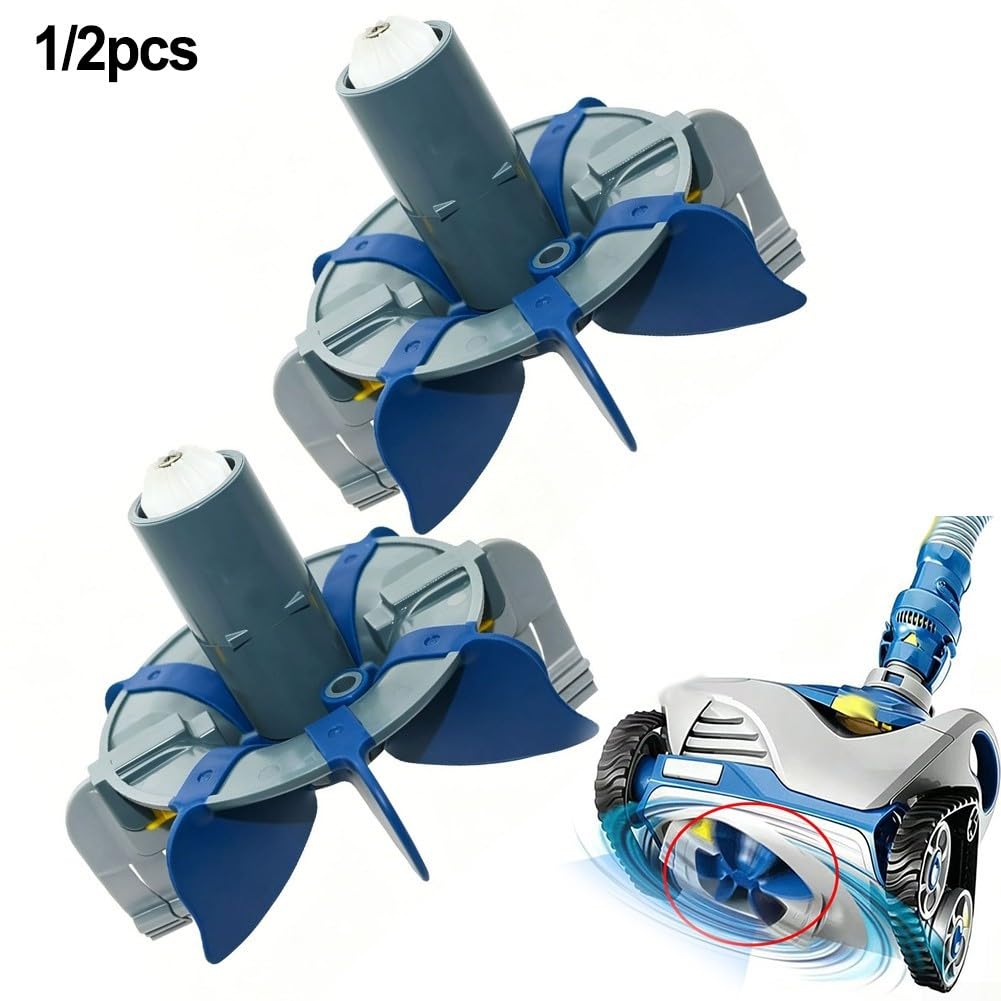 NexRen Conjunto de turbina ciclónica R0714300 para limpiadores de piscinas MX6 MX8, kit de cepillo giratorio mejorado con ABS resistente al desgaste, parte de eliminación de desechos altos (2 piezas)