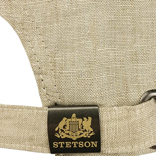 Stetson Sydell Linen Baseball Cap Women/Men/Kids Beige-Mottled 7 1/4-7 3/8 #TOP5