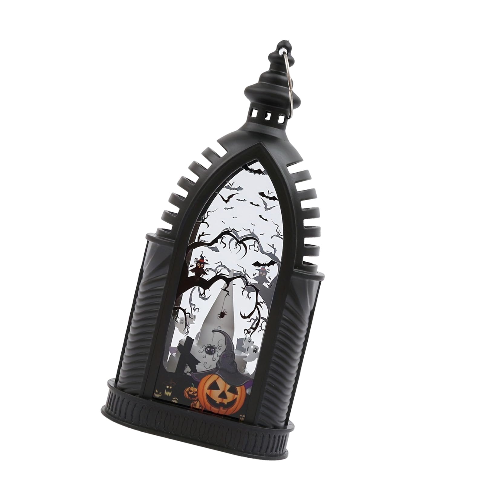 Oxxggkao Pumpkin Radio Traditional Halloween Lamp Permanent 300 Light Led For Celebratory Worktop Display Unlit Torch