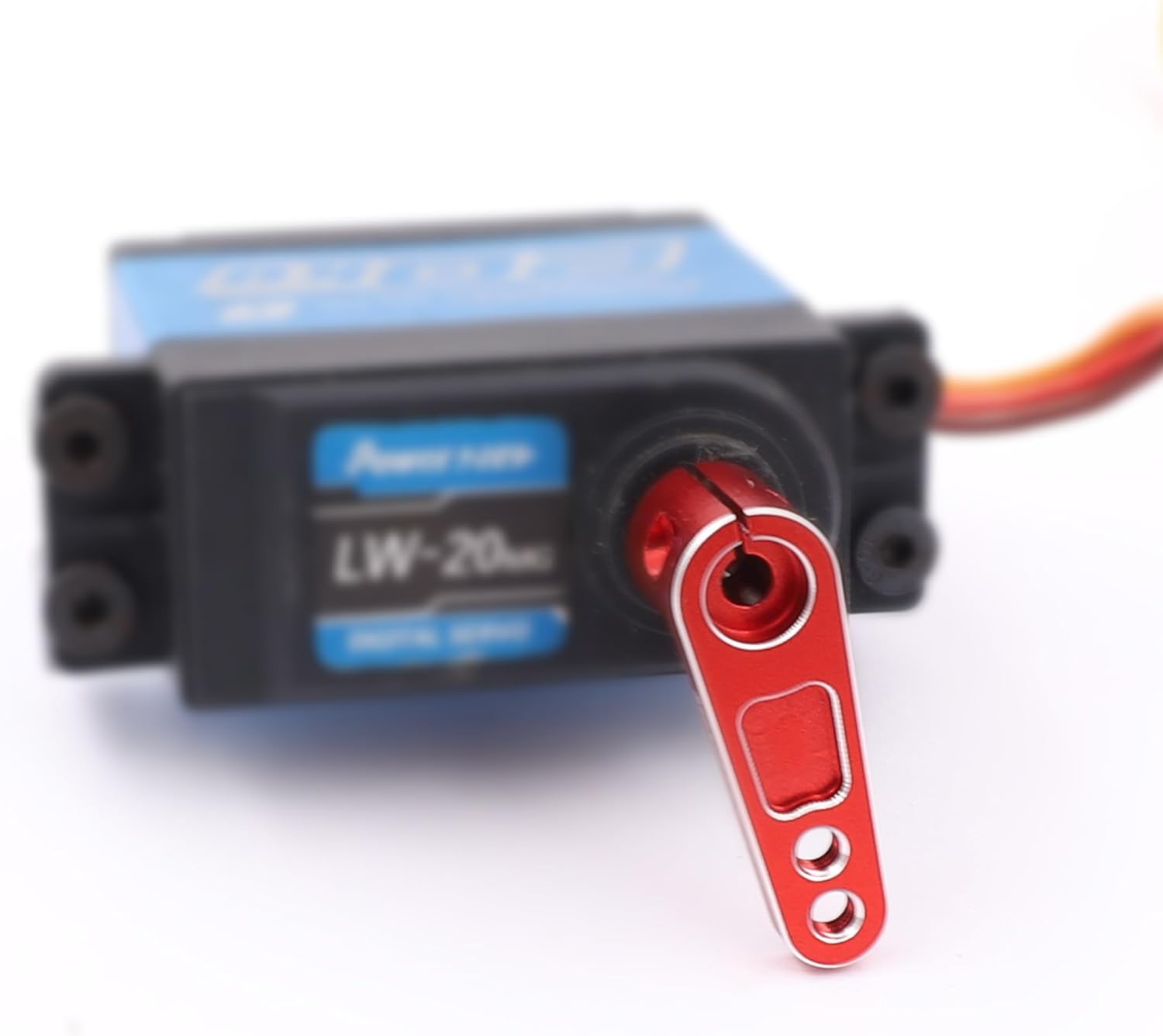 3PCS 25T Servo Horn Aluminum Alloy Servo Arm for Futaba Savox Power HD Servos Motor Replacement for 1/8 1/10 RC Off-Road Crawler Drift Racing Car(Red)