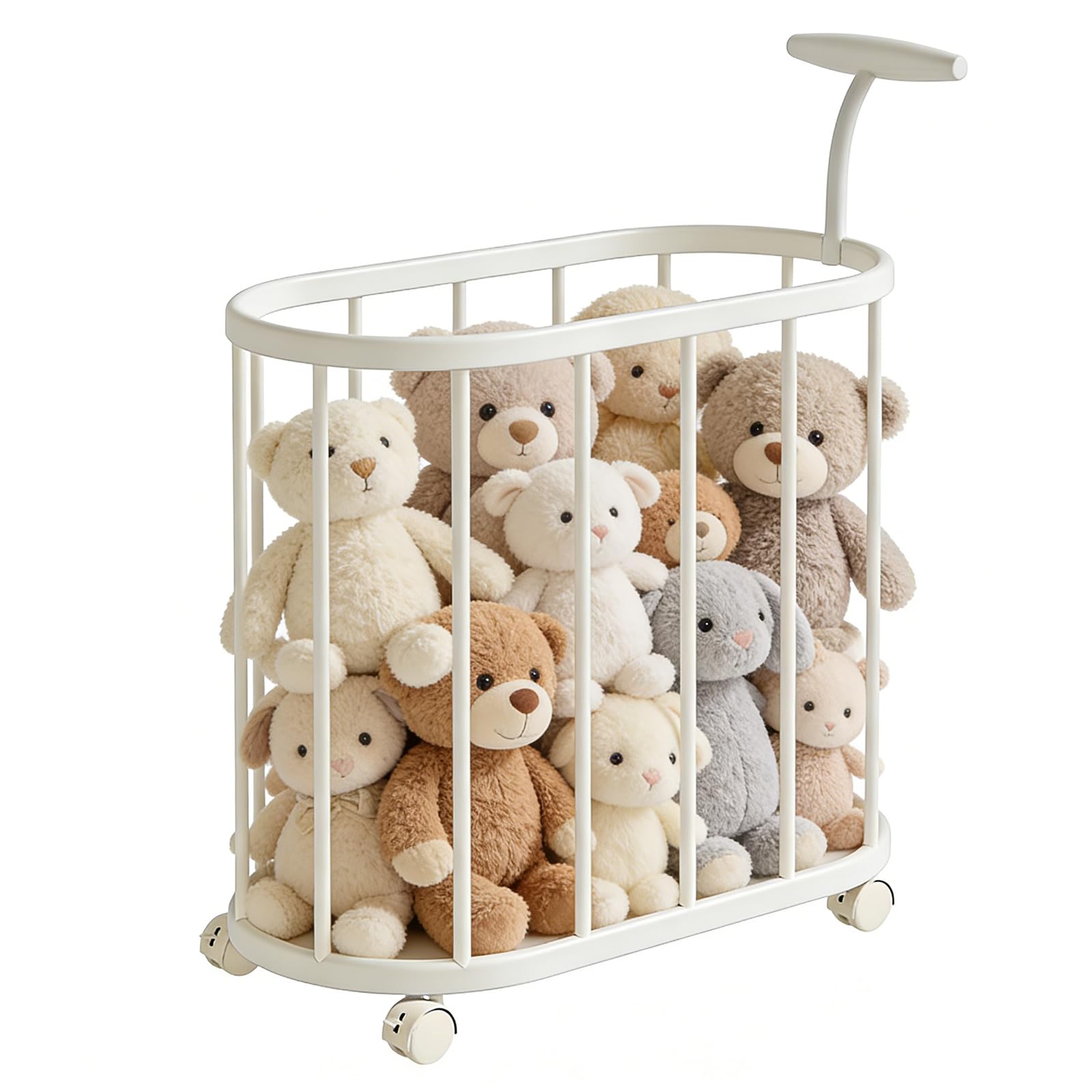 Chariot de rangement pour chambre d'enfant : vos peluches mobiles et ordonnées