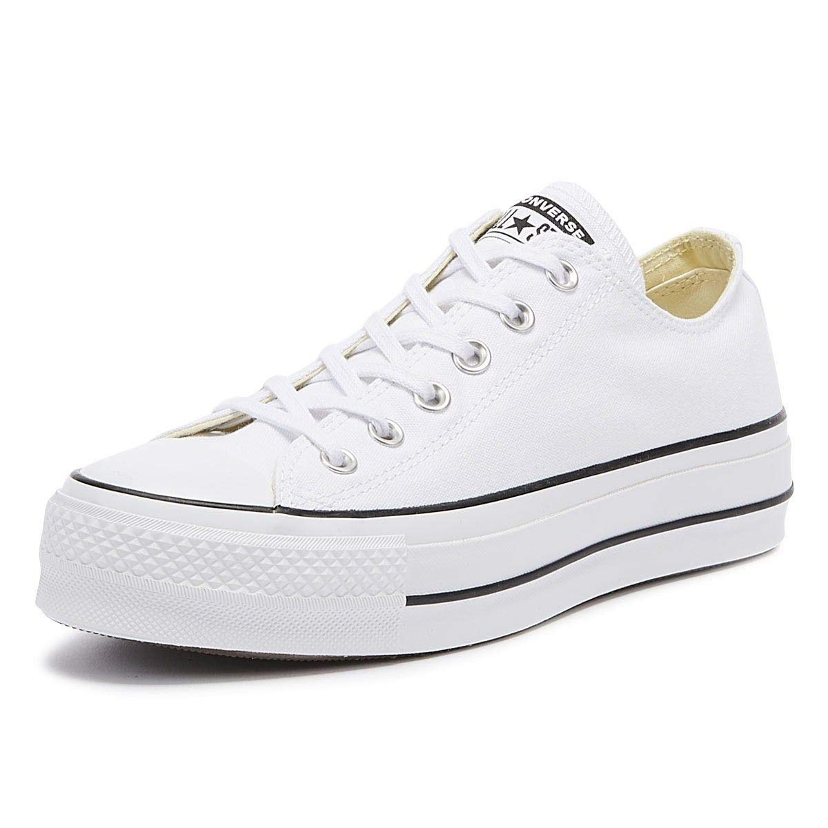 Converse Chuck Taylor All Star Lift Womens White Ox Trainers-​UK 3 / EU 35