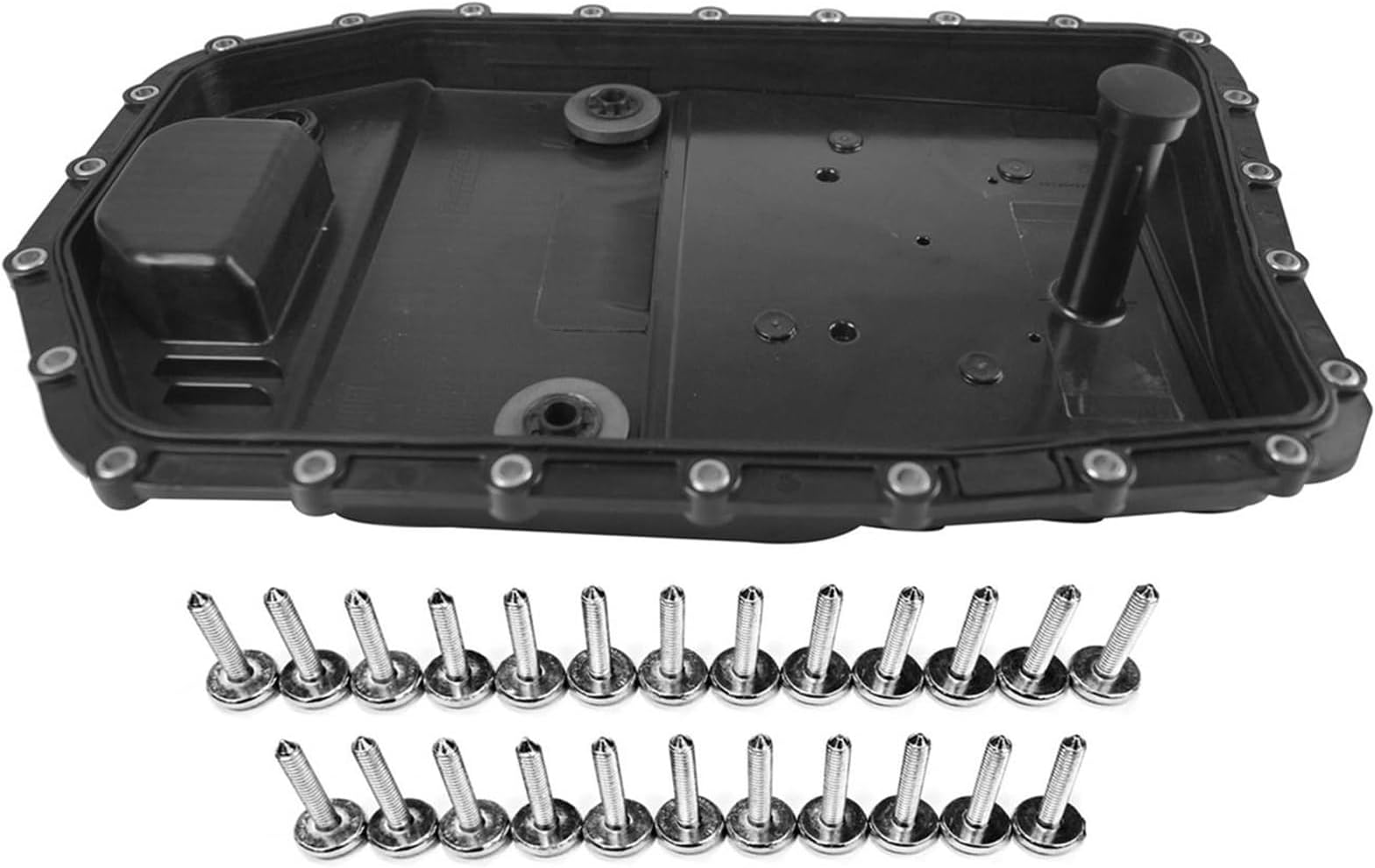 Bapmic 24152333907 6HP19 Transmission Oil Pan with Gasket Screw Repait Kit for BMW