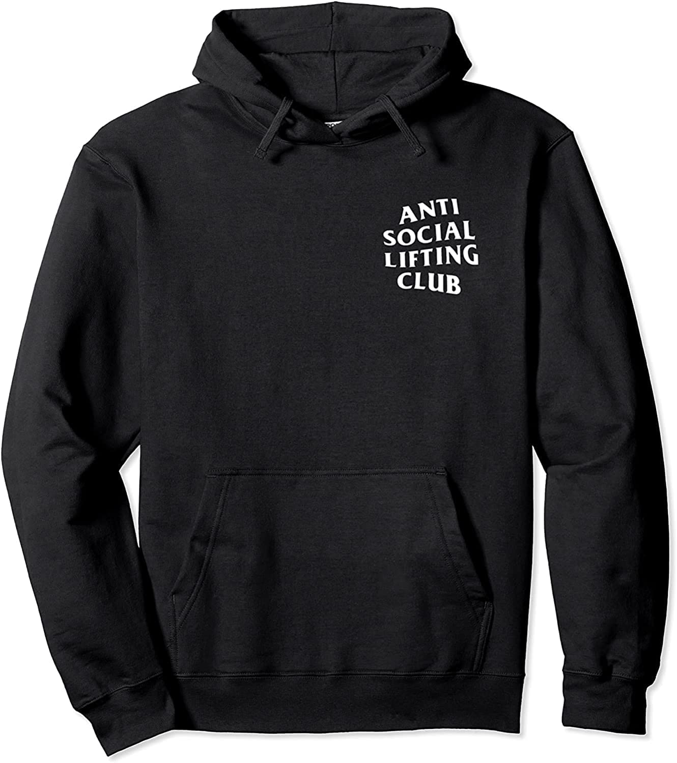 ANTI COUNTRY CLUB × TANGRAM SWEAT HOODIE Anti Social Lifting Club Pullover Hoodie (Black,L) : Amazon.ca