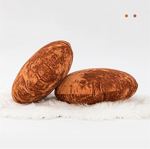 Miniatura 9 de 2 cojines redondos de terciopelo para el hogar