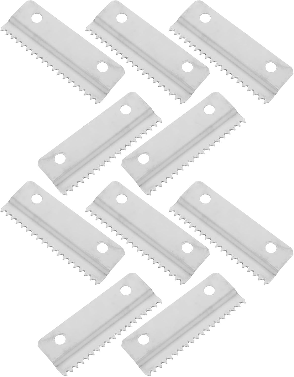 Tape Dispenser Replacement Blades Iron Serrated Cutter 10pcs