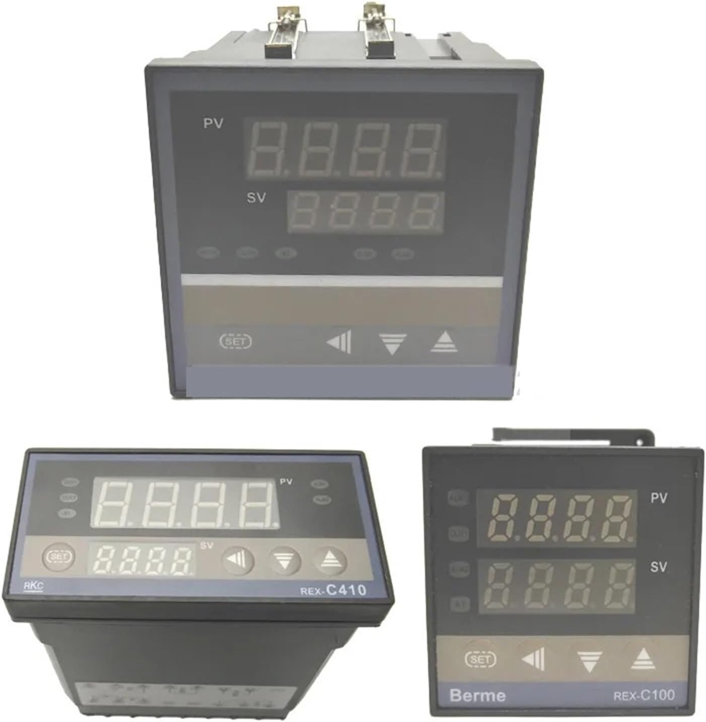 Digital PID Temperature Controller REX-C700 AC 110V 220V with SSR Relay Output Thermostat Regulator RKC 700(Berm C400 Relay)