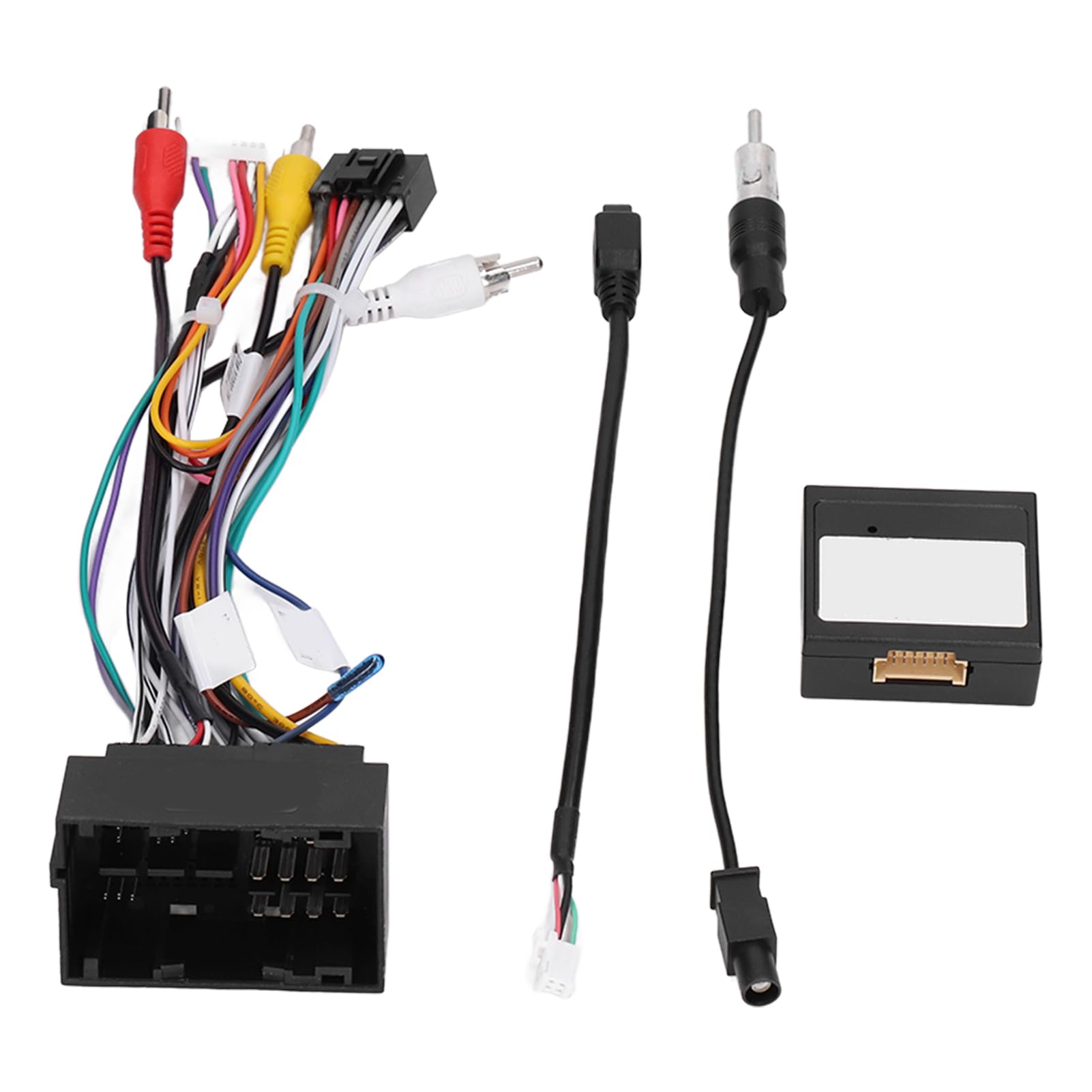 Dioche Adattatore Radio Cavo USB per Cablaggio Autoradio da 16 Pin con Kit Scatola Canbus di Ricambio per 2014‑2020, 2015-2017, 2019