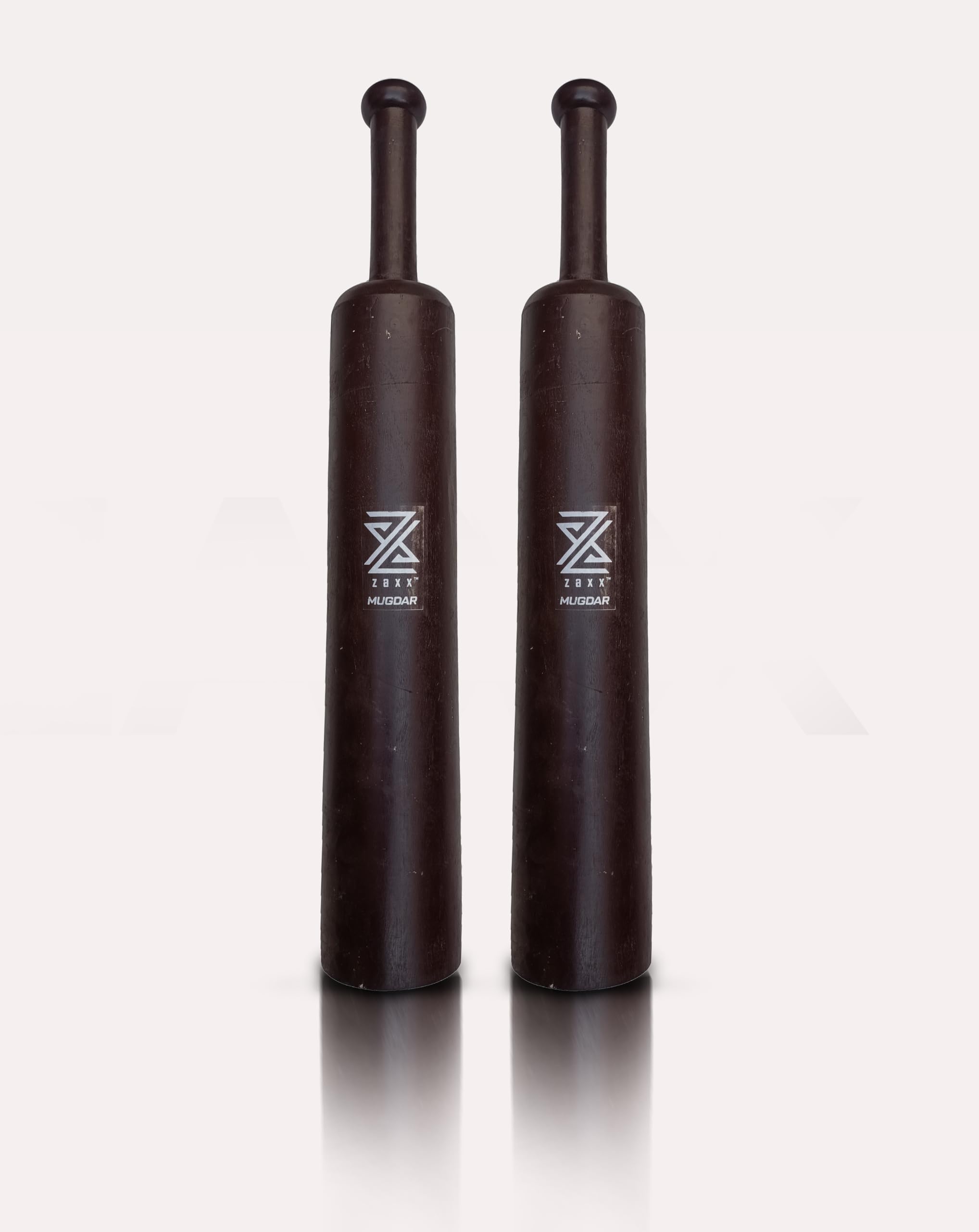 zaxx 5kg (Pair) Wooden Indian Mugdar, Clubs, Meel, Clubbell, Karla Kattai, Mugdar, Original Manufactured from zaxx Combo of 2