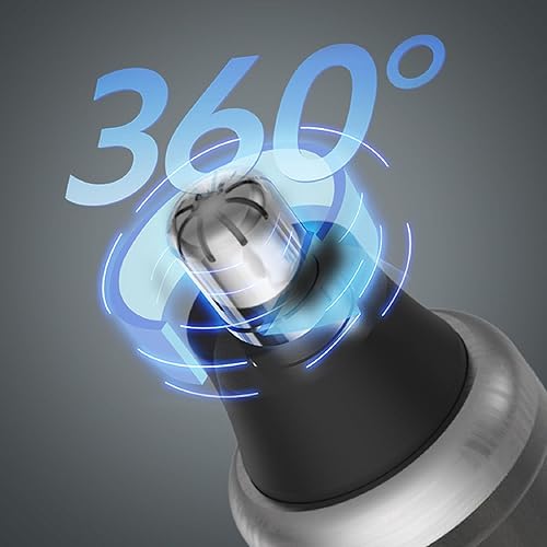 Miniatura 6 de Kit de aseo profesional 4 en 1, cortadora de pelo, recortadora de barba, recortadora de nariz para hombres y mujeres, con palanca cónica ajustable,