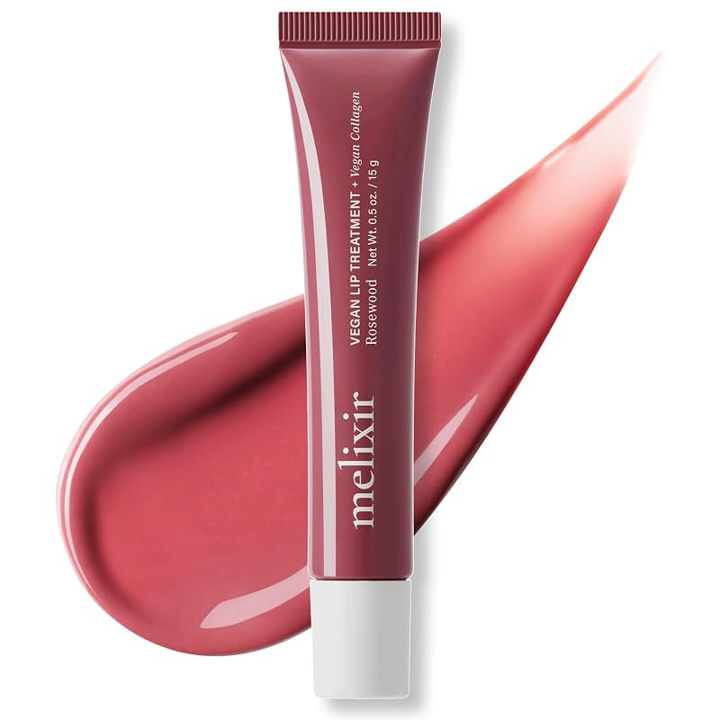 Melixir Bálsamo Labial Vegano com Cor e Brilho 3 em 1 #6 Rosewood