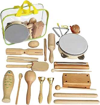 Amazon.co.jp: 打楽器 木のおもちゃ パーカッション セット 子供 楽器 Amazon.co.jp: 打楽器 木のおもちゃ パーカッション セット 子供 楽器