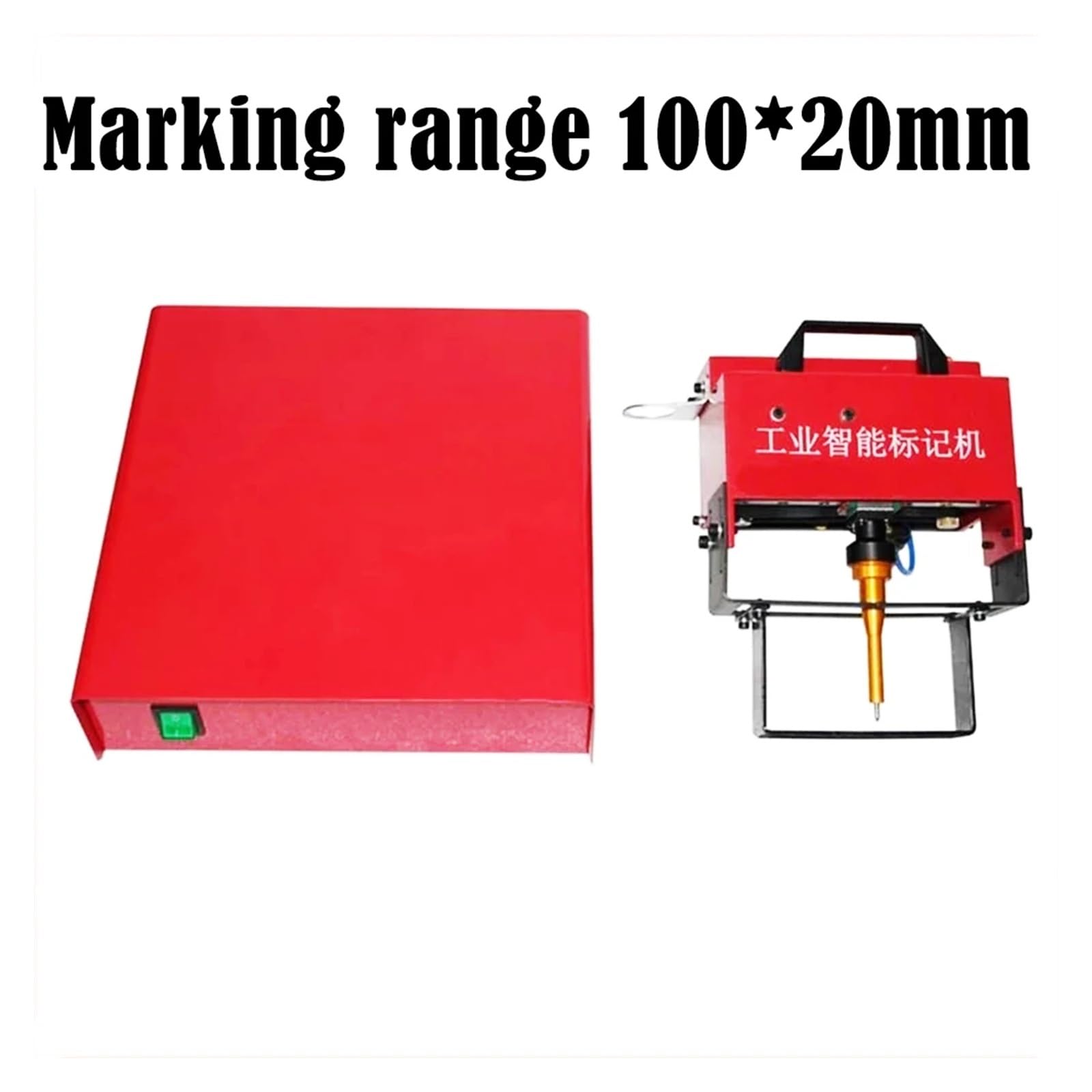 Macchina for marcatura a Penna pneumatica Portatile in Metallo for codice Vin (100 * 20mm) Numero Telaio Macchina for