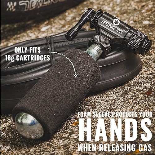 image for PRO BIKE TOOL CO2 Inflator for Bike Tires - Quick & Easy - Presta and 