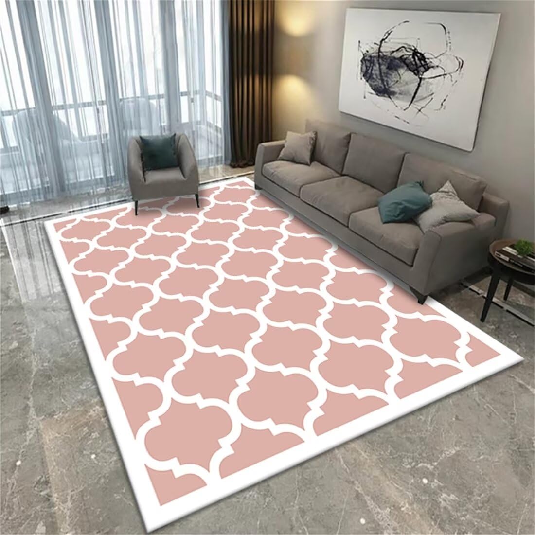 Coussin de dressing et tapis d éveil rose pour isoler les sols froids des enfants