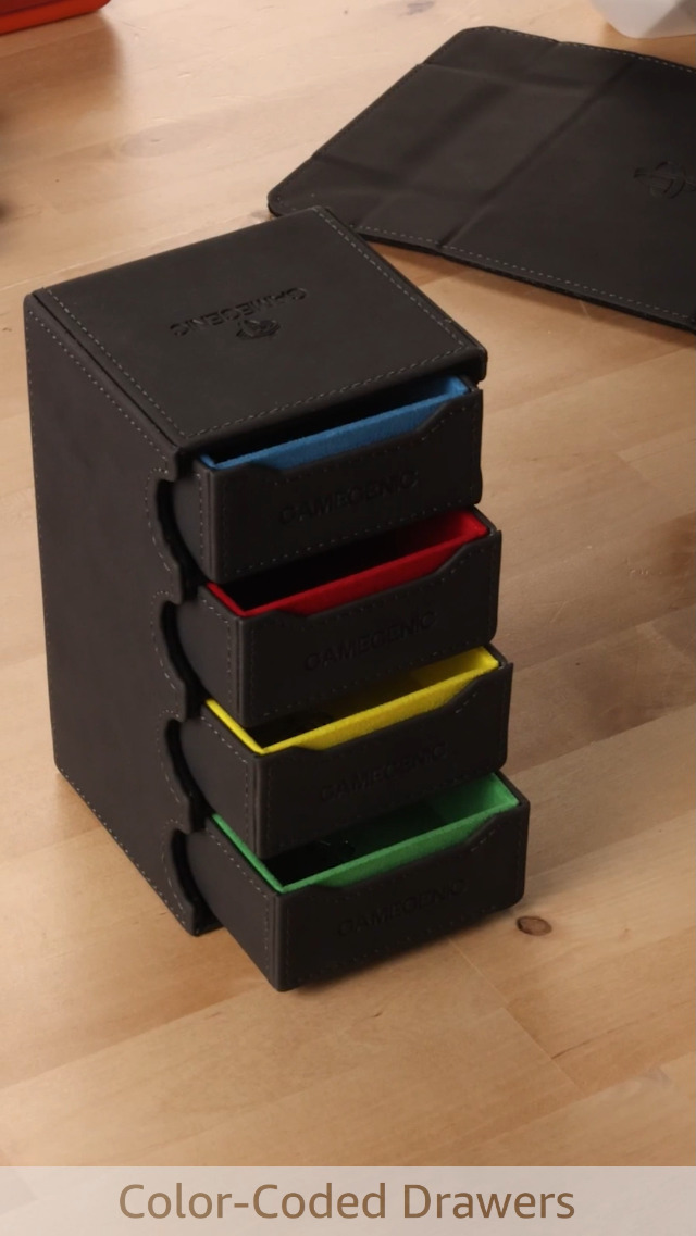 Gamegenic Token's Lair - Premium Token Box Met Dobbelen Lade Voor Bordspellen