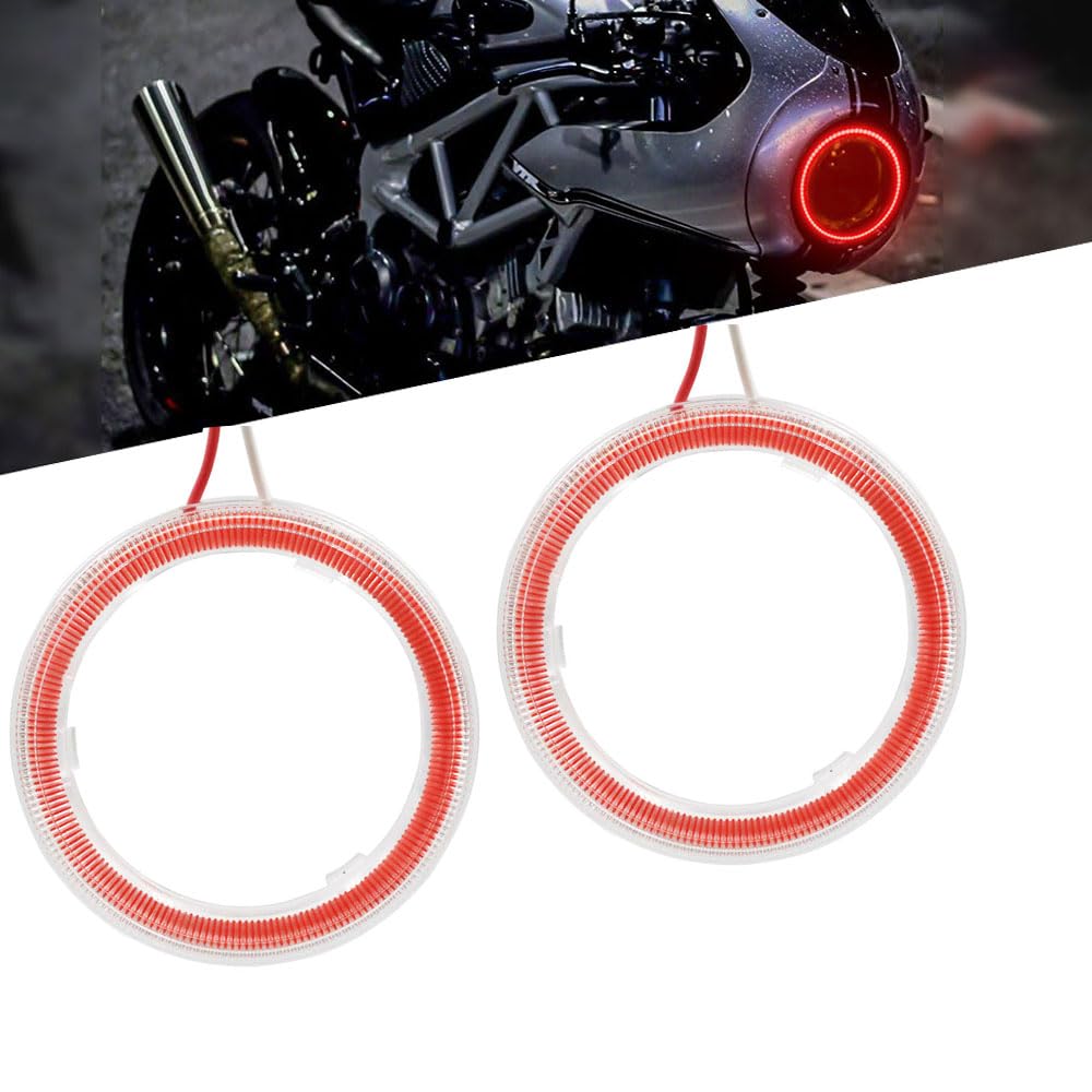 Amazon | YSY COB イカリング 自動車 バイク エンジェルアイズ 60mm