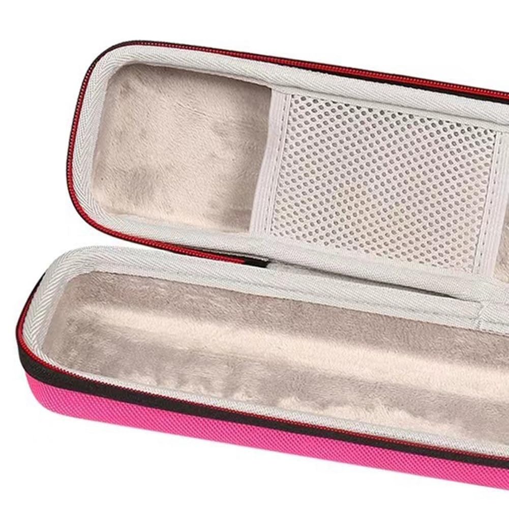 Para Cepillo Alisador de Cabello, Estuche de Almacenamiento, Estuche Rígido de Viaje de EVA, Bolsa de Almacenamiento Portátil A Prueba de Golpes, Negro