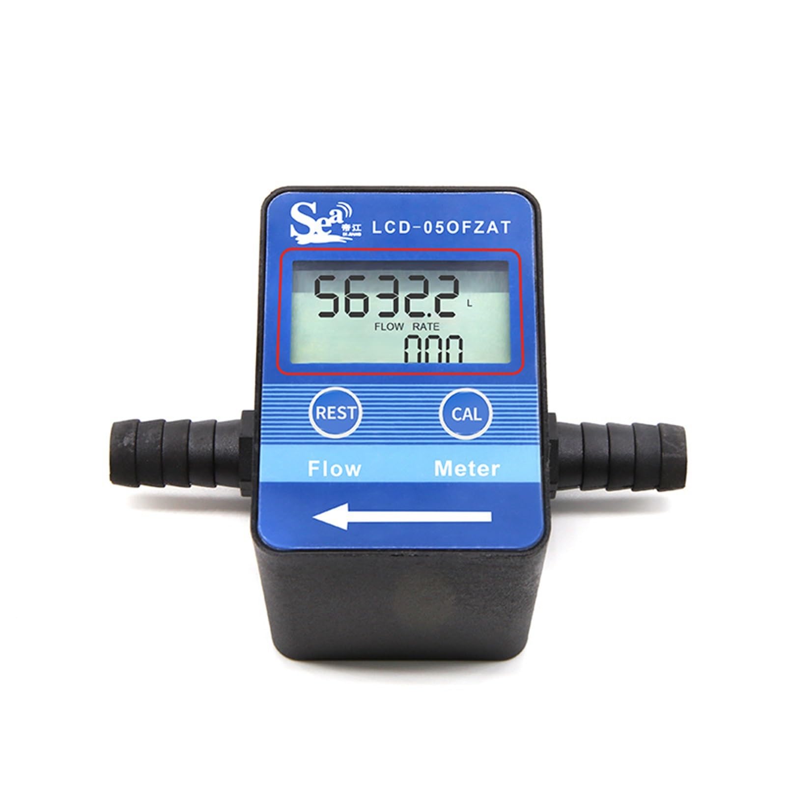 1PCS G3/8 3-Minute Quick-Connect Flow Meter urea Intelligent Digital Display Liquid Meter Gear Oil Flow Sensor Diesel Gasoline