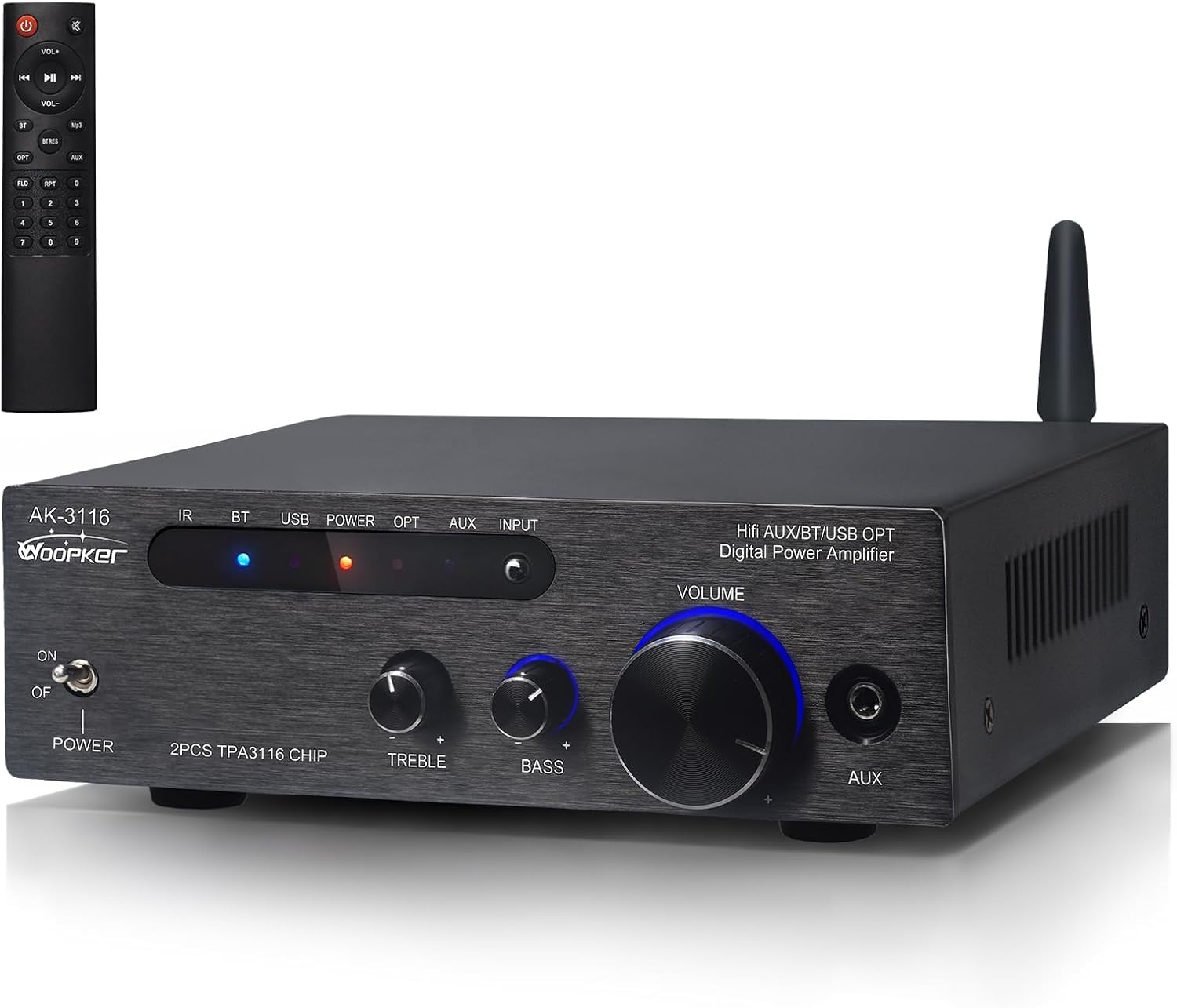 Amazon.com: Woopker AK3116 Stereo Receivers Amplifier Home Audio