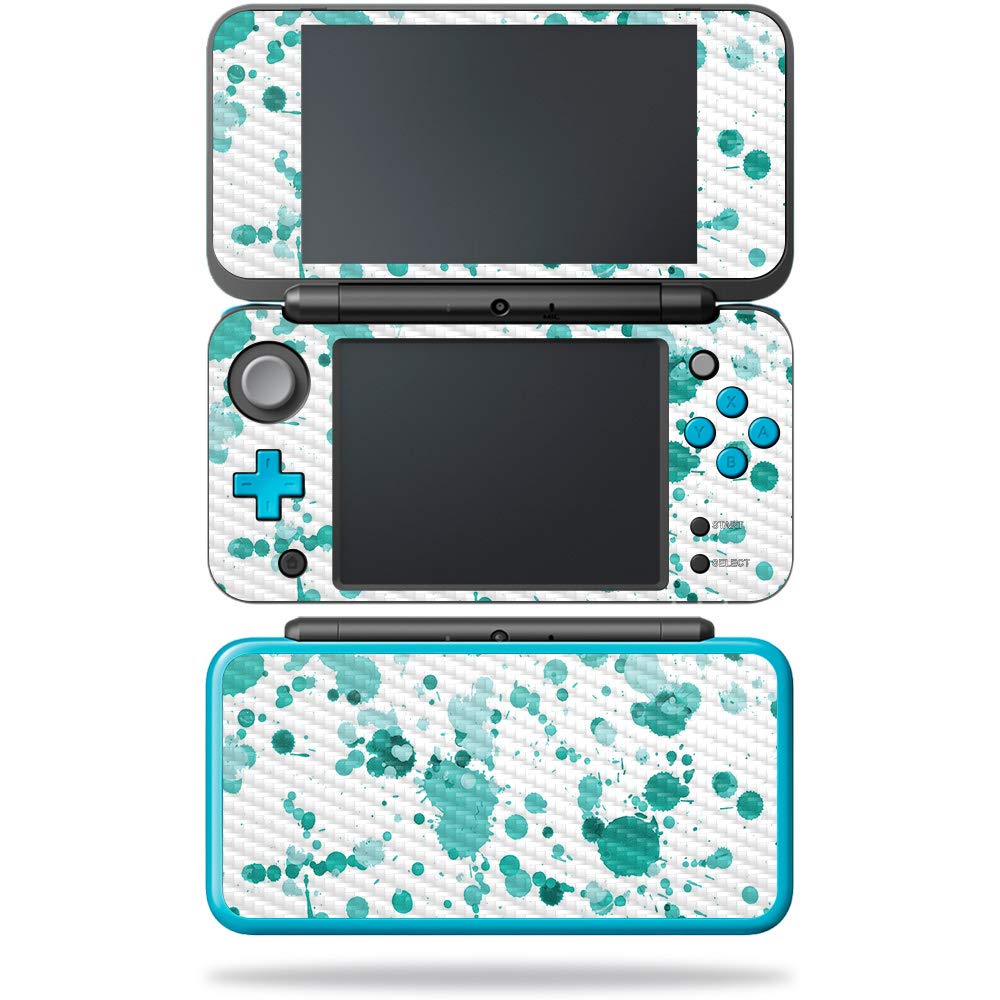 MightySkins Carbon Fiber Skin for Nintendo New 2DS XL - Thirst of Color | Protective, Durable Textured Carbon Fiber Finish | Easy to Apply, Remove,