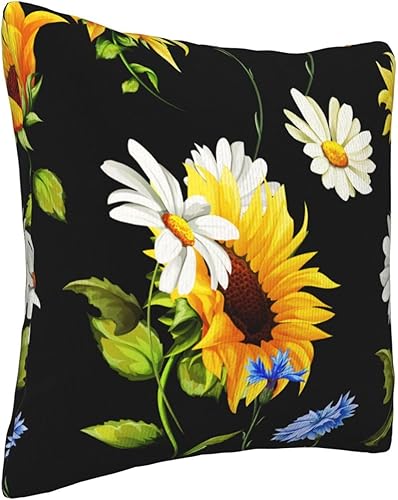Miniatura 2 de Fundas de almohada de otoño de girasoles, funda de almohada de lino para sofá, dormitorio, decoración