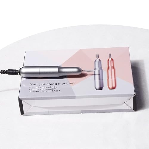 Miniatura 7 de Taladro de uñas eléctrico portátil, máquina de taladro de uñas para uñas acrílicas y de gel, bolígrafo de manicura USB