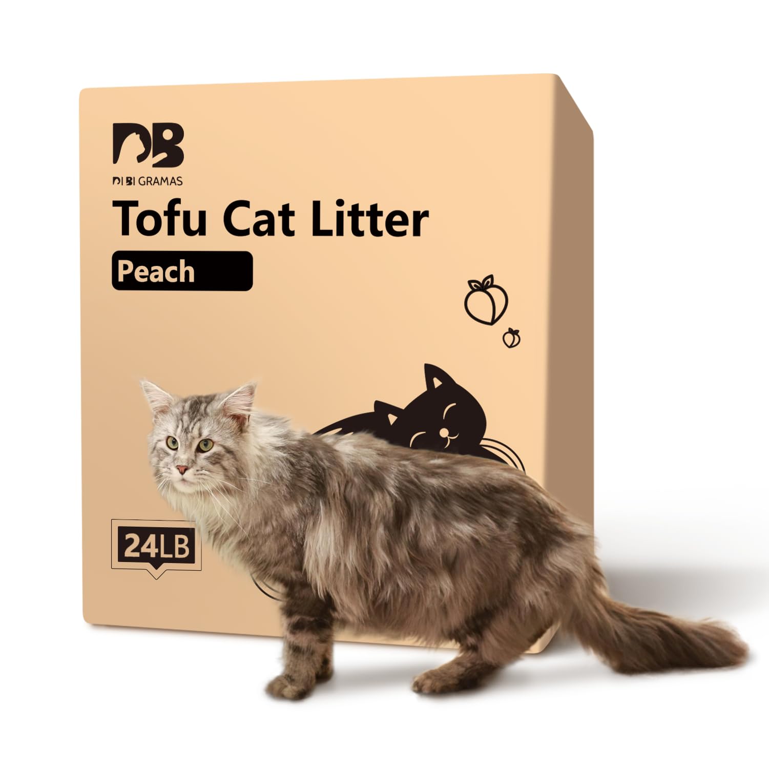 Staubfrei, absorbiert schnell Gerüche, natürliches Tofu-Katzenstreu, 10,9 kg