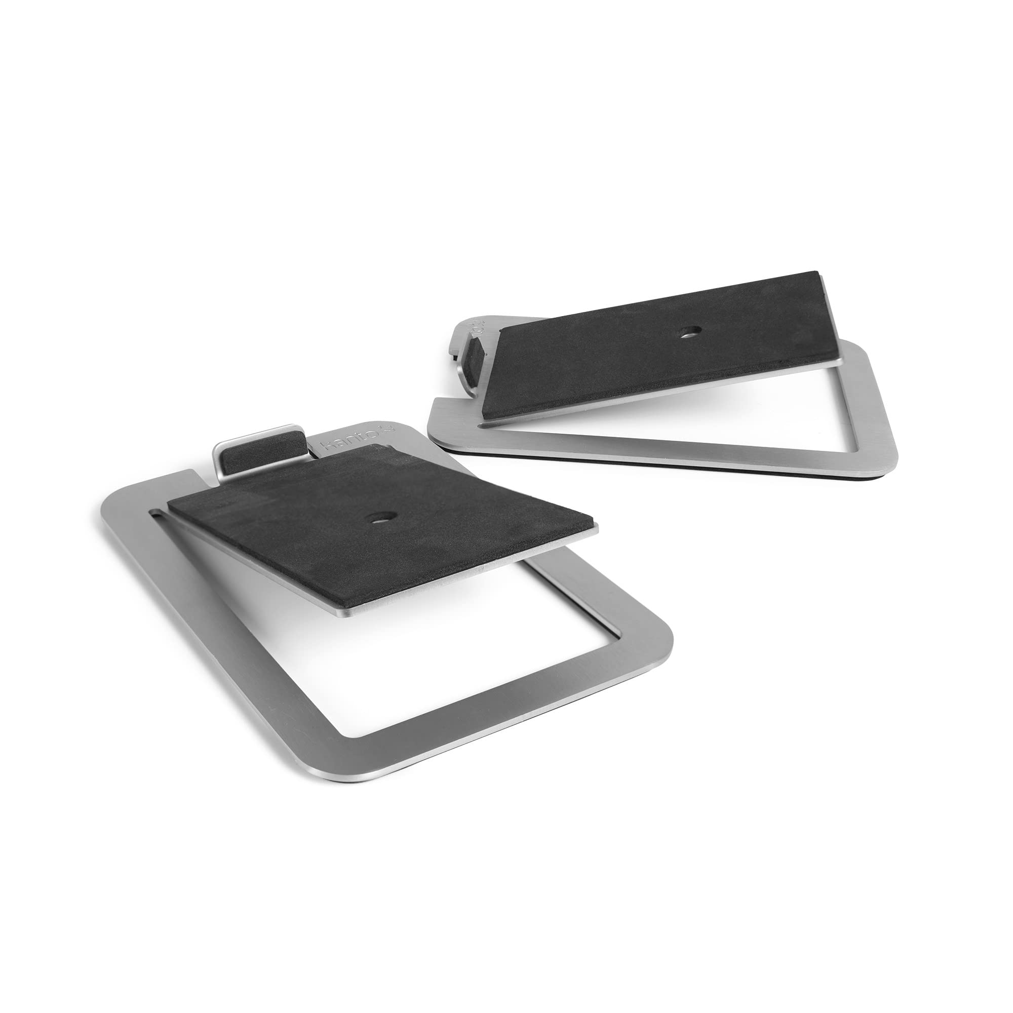 Kanto S4SS Desktop Speaker Stands for Midsize Speakers Stainless Steel