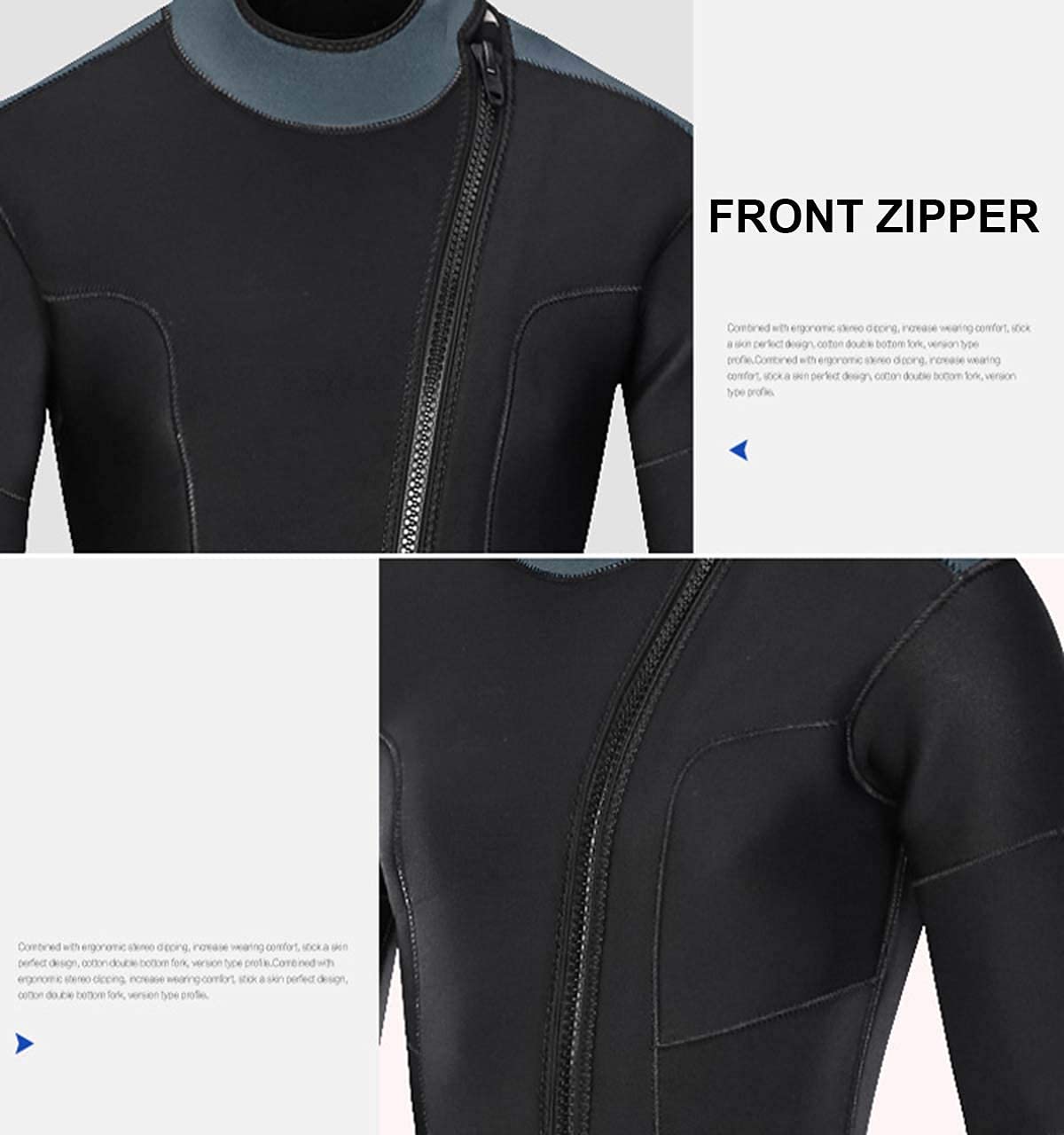 Amazon.co.jp: 5mm ネオプレン ウェットスーツ 男性 女性用 フルボディ