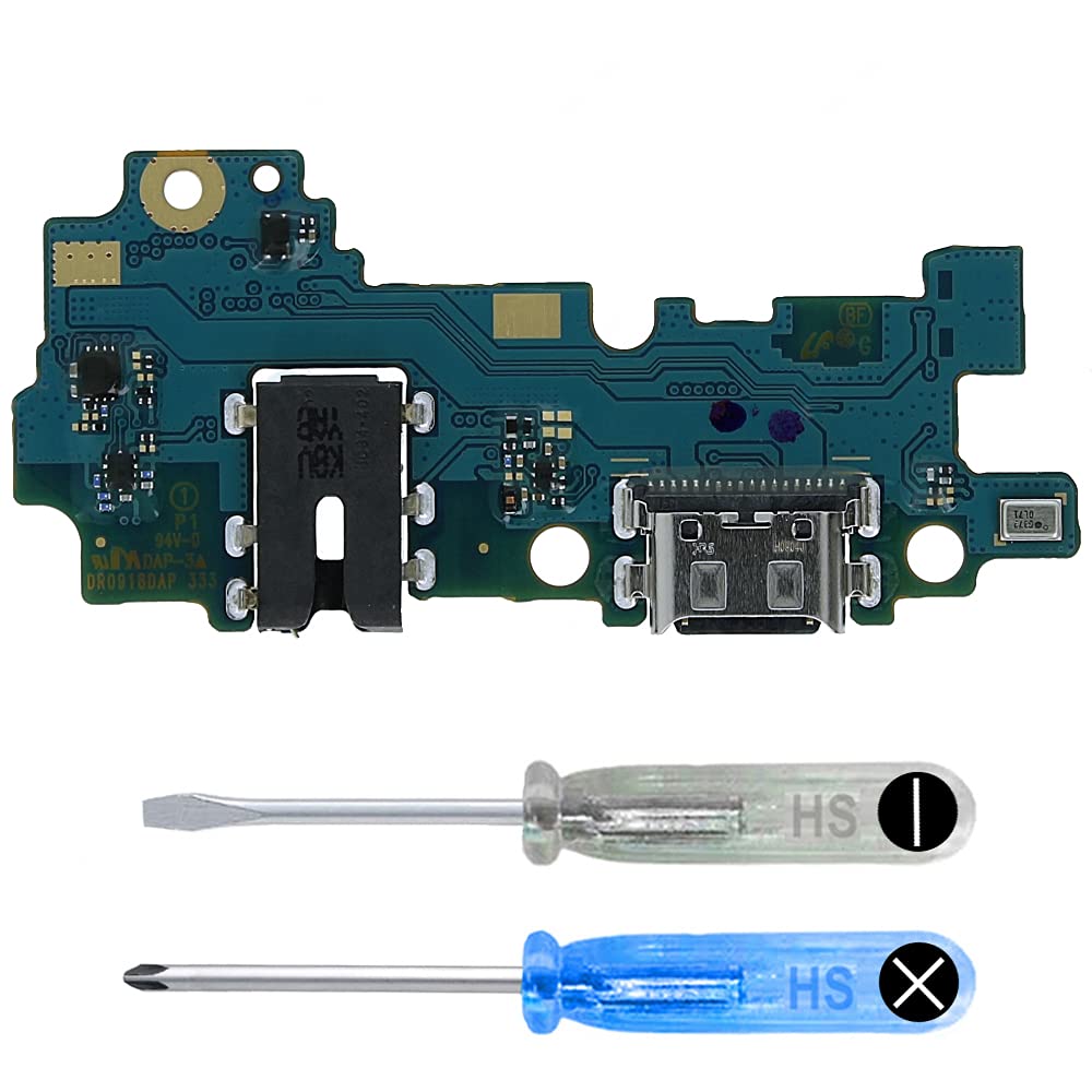 MMOBIEL Dock Connector Compatible with Samsung Galaxy A42 5G 2020 - Charging Port - Headphone Port/Microphone Replacement - Type C - Incl. Screwdrivers