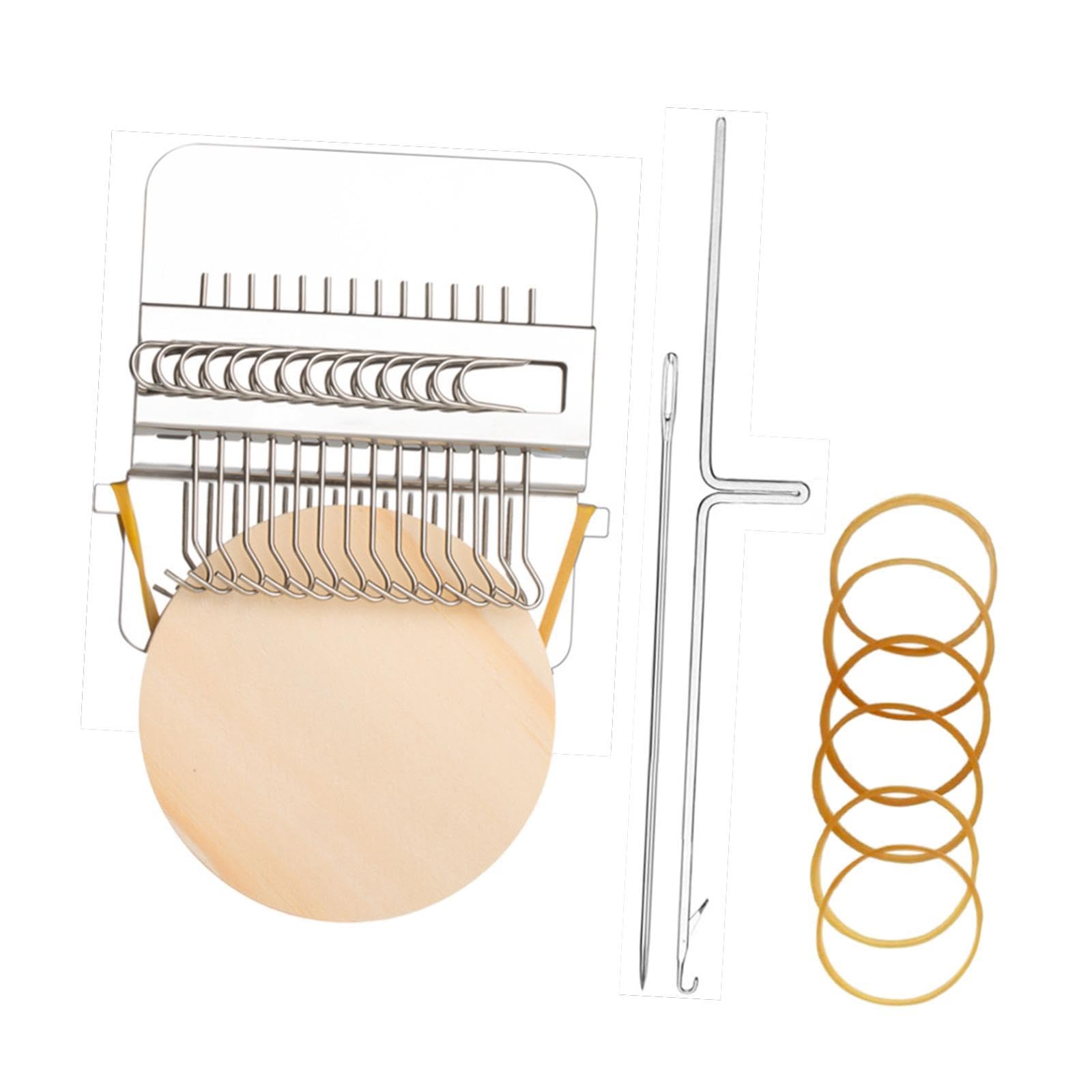 BNF®Darning Loom Wooden Creative Speedweve Mending Loom for Socks Scarves Adults|Crafts | Needlecrafts & Yarn | Weaving |1 Small Weaving Loom Set-image-14