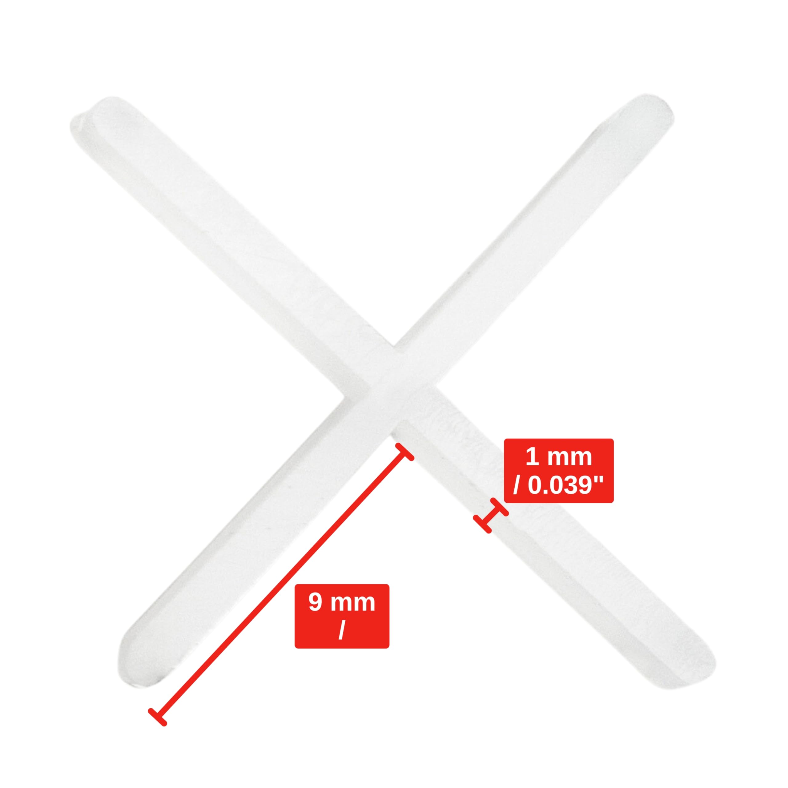 Croci Distanziatori Per Piastrelle - 2 Mm, 200 Pezzi In Plastica - Foto 5