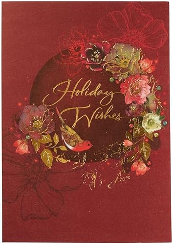 Miniatura 2 de NIQUEA.D, Tarjeta de Navidad de Robin y Flores