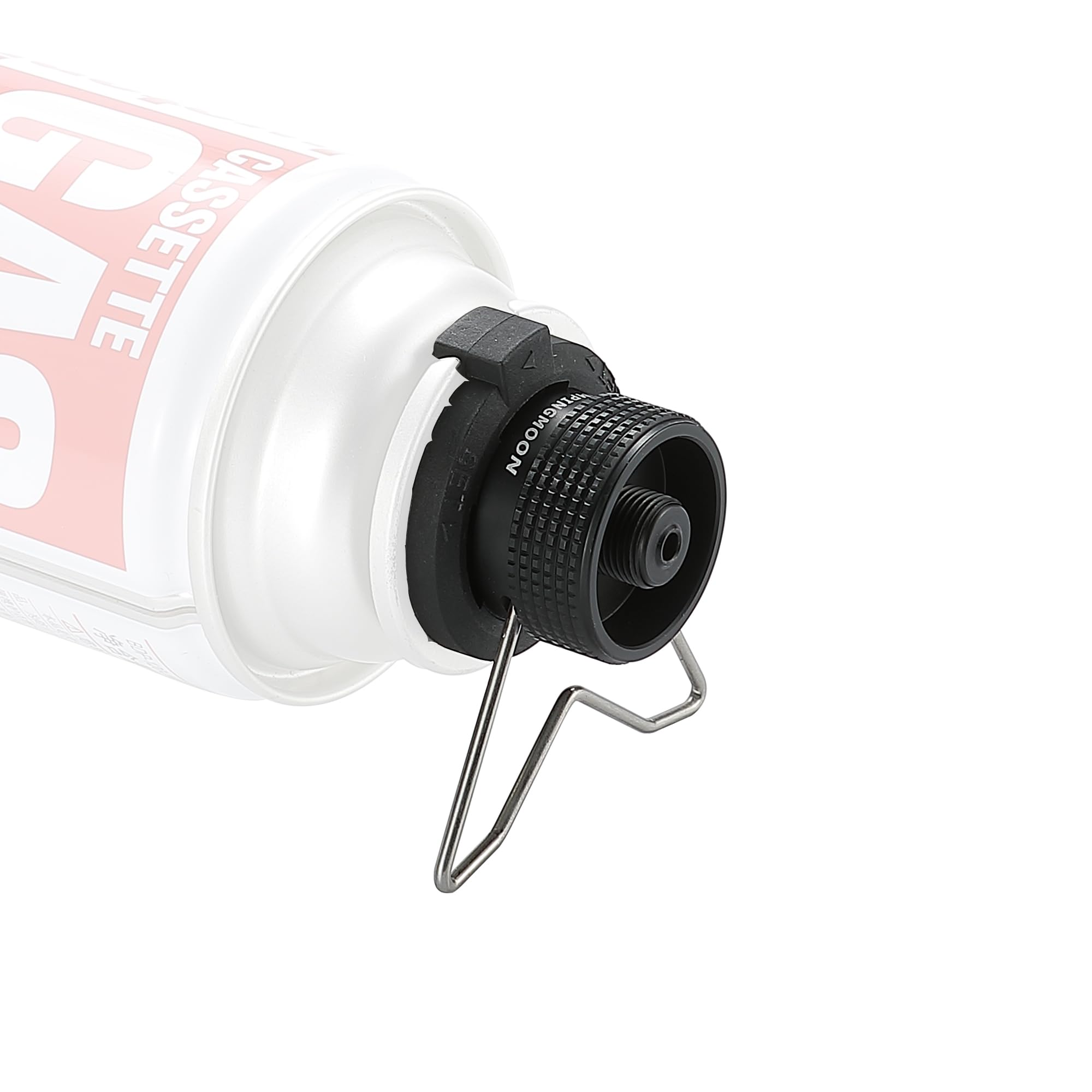 CAMPINGMOON adapter butanowy do dyszy typu butan kanister kempingowy czarny BKZ10