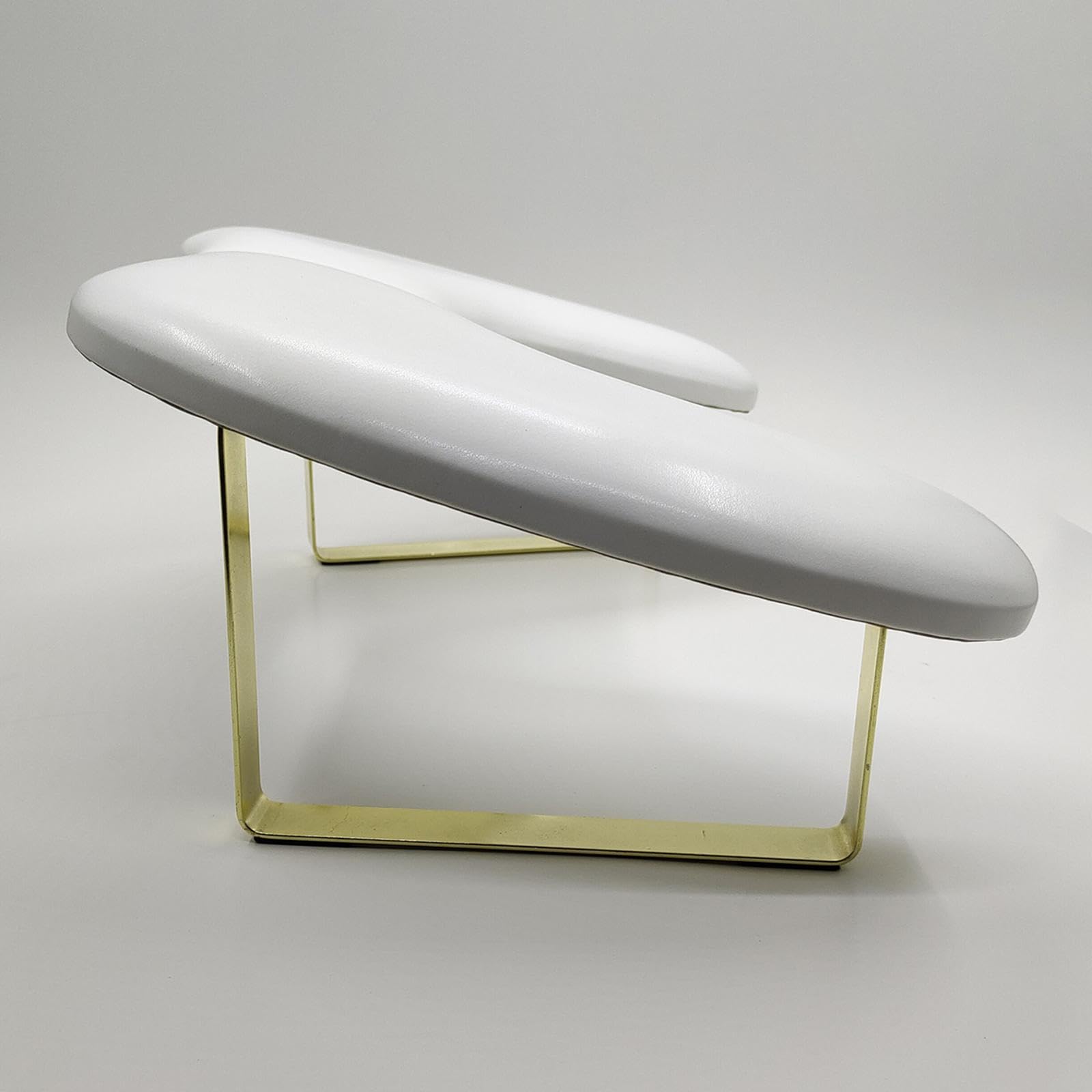 Reposabrazos para Uñas, Suave Y Cómodo, Alfombrilla para Mesa de Manicura, Accesorios para Arte de Uñas, Cojín Reposamanos para Salón, Inclinación de, Blanco