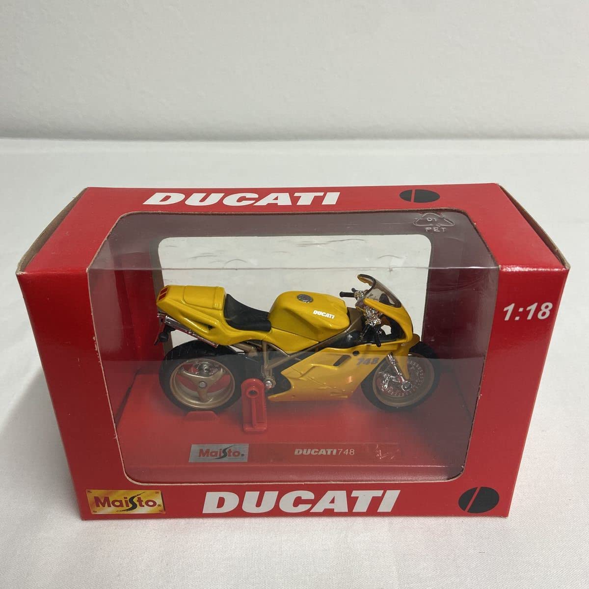 Amazon | Maisto 1/18 DUCATI 748 Yellow マイスト ドゥカティ