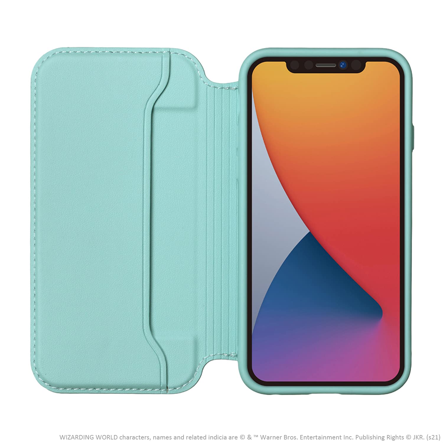 Premium Style iPhone 12 mini用 ガラスフリップケース [ハリー・ポッター] PG-WGF20F03HAP