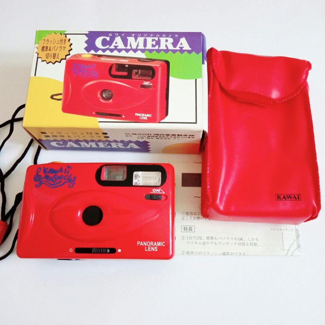 Amazon.co.jp: カワイオリジナルカメラ トイカメラ フィルムカメラ 赤